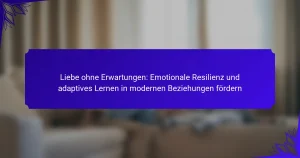 Liebe ohne Erwartungen: Emotionale Resilienz und adaptives Lernen in modernen Beziehungen fördern